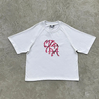 Fashion Brand Mertra Printed T-shirt Summer Women Casual Short Sleeves Streetwear T Shirt High-quality Cotton Tshirts Tops