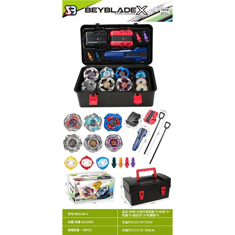 New alloy gyro attack suit with two-way transmitter combat gyro tool storage box gift Hurricane CX BX alloy gyro vs PK game.