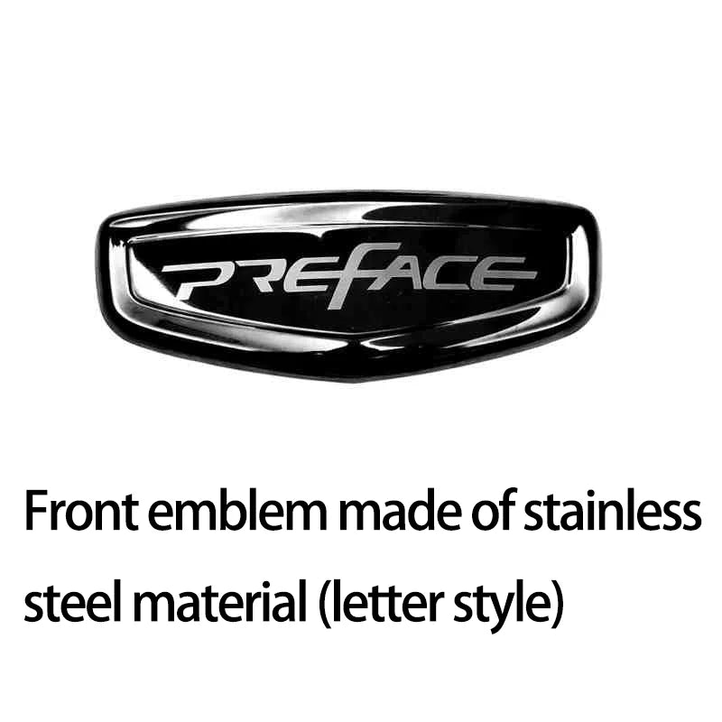 For Geely Preface XingRui L 2020-2024 Front and Rear Car Logo Steering Wheel Wheel Logo Automotive Parts
