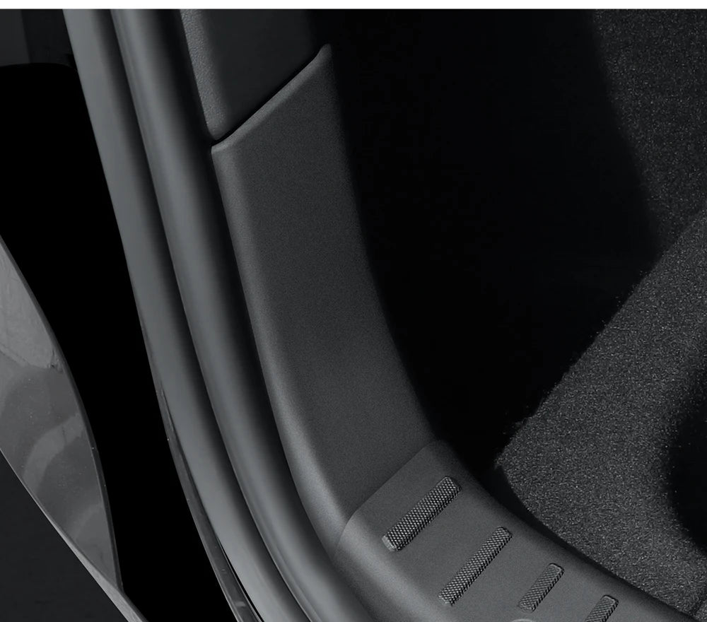 YZ For Tesla Model Y Juniper 2026 Trunk Sill Plate Protector TPE Rubber Protector Tesla Threshold Bumper Pad Prevent Scratching