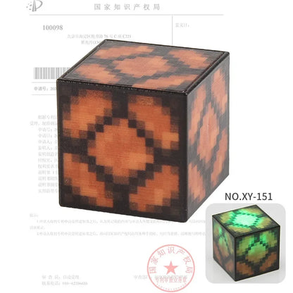 2CM Light-up Magnetic Square Building Blocks Replacement Parts DIY Educational Assembly Street Scene Lamp Bricks Kid Toy