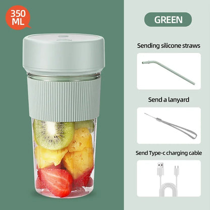 2025 800ML High-capacity Electric Blenders 6/12 Blades 1200mah Juice Maker Blender Cup Smoothies/Ice Fruits/Nuts