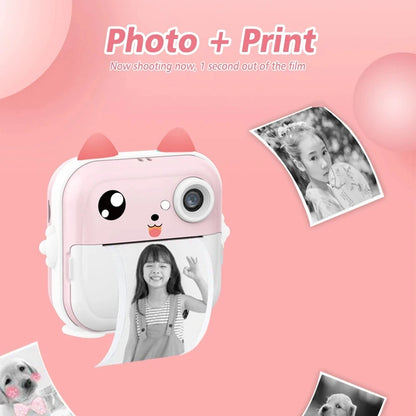 Children Instant Print Camera Kids Video Photography Digital Photo Camera Toy Mini Thermal Printer for Boy Girls Birthday Gift