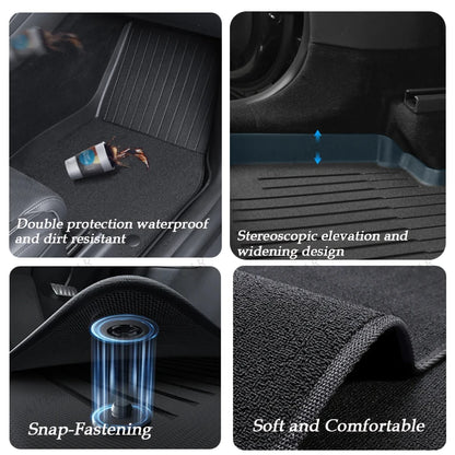 For Tesla Model Y L Launch 2026  Juniper 2025+ TPE Car Floor Mats  pedals Luggage Trunk Mat Set Four Seasons Waterproof Anti-s