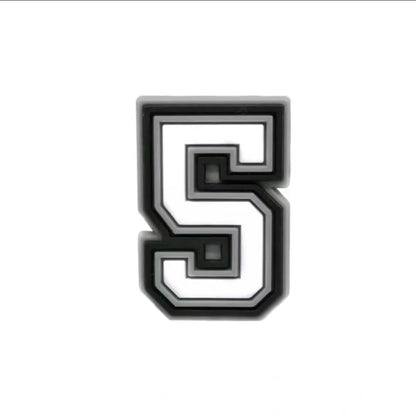1-39PCS Letter Angle Number Good Quality Shoes Charms DIY PVC Shoe Bag Accessories For Wristband Pendant Decoration Party Gifts