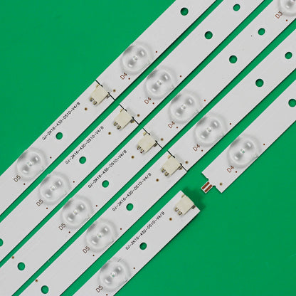 5pcs/lot 10leds LED backlight bar for 43" TV 43CH6000 le43s5970 TPT430US TPT430H3 LB-PF3528-GJD2P5C435X10-B GJ-2K16-430-D510-V4