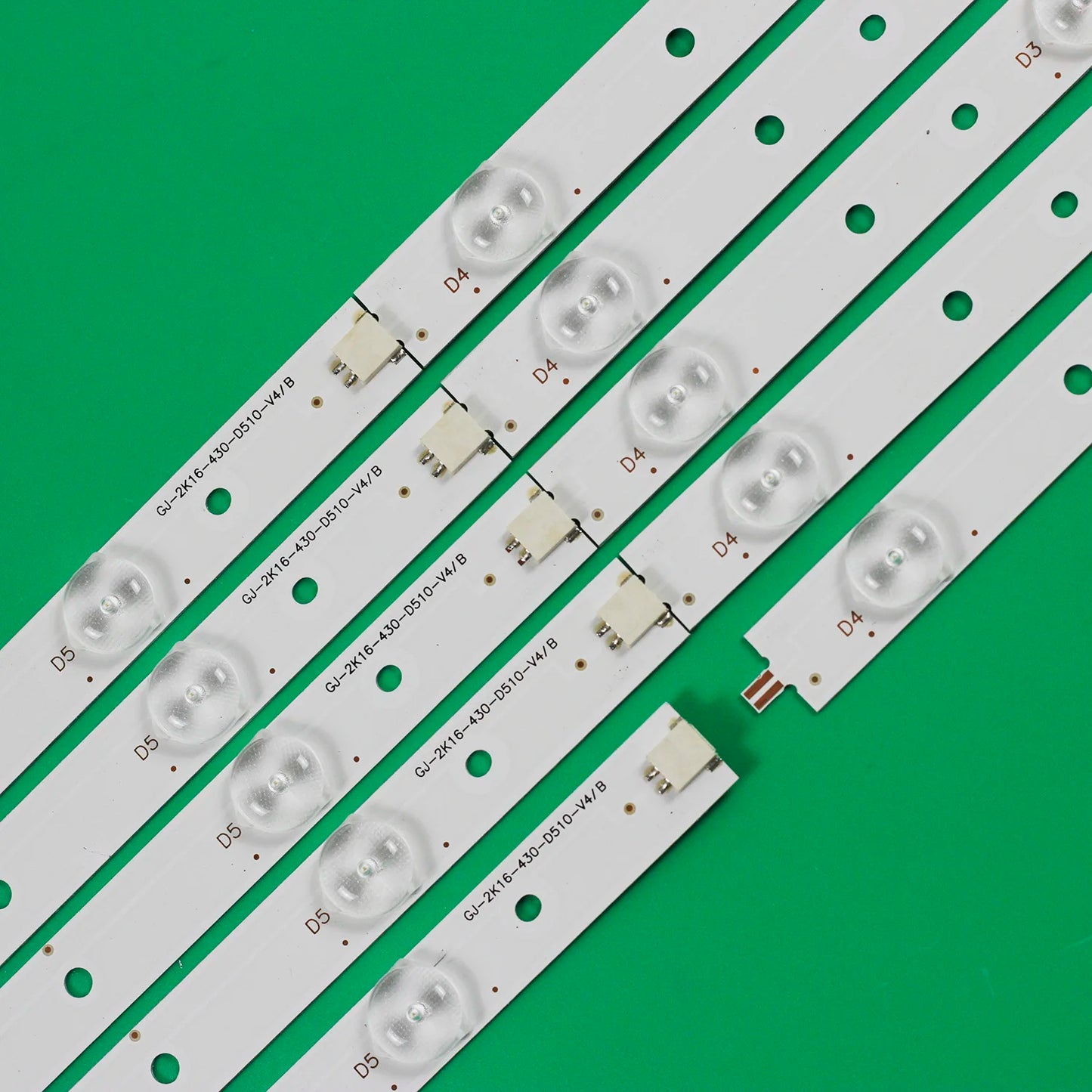 5pcs/lot 10leds LED backlight bar for 43" TV 43CH6000 le43s5970 TPT430US TPT430H3 LB-PF3528-GJD2P5C435X10-B GJ-2K16-430-D510-V4