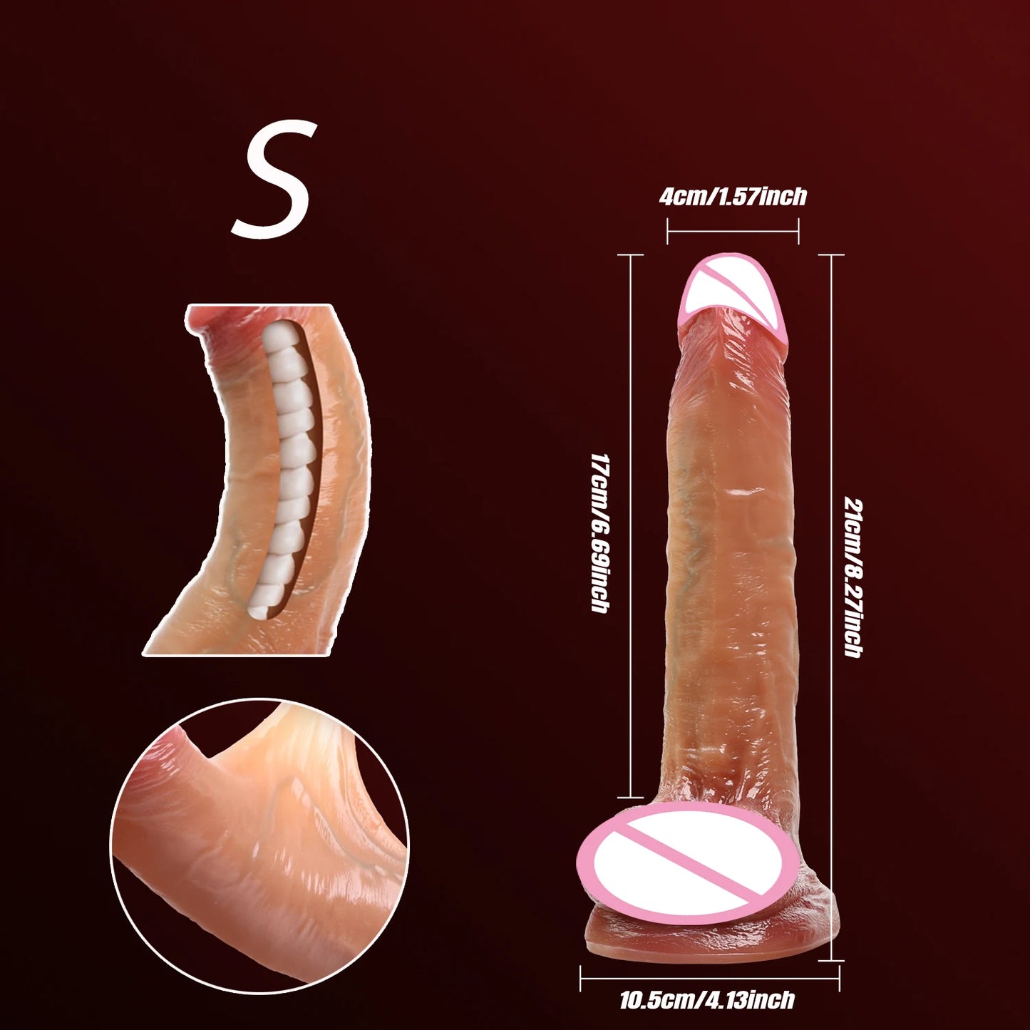 Realistic Dildo Skin Sliding Foreskin for Women Gay Sexmachine Dick Anal Masturbators Strapon Big Penis Dildos Adult Sex Toys 18