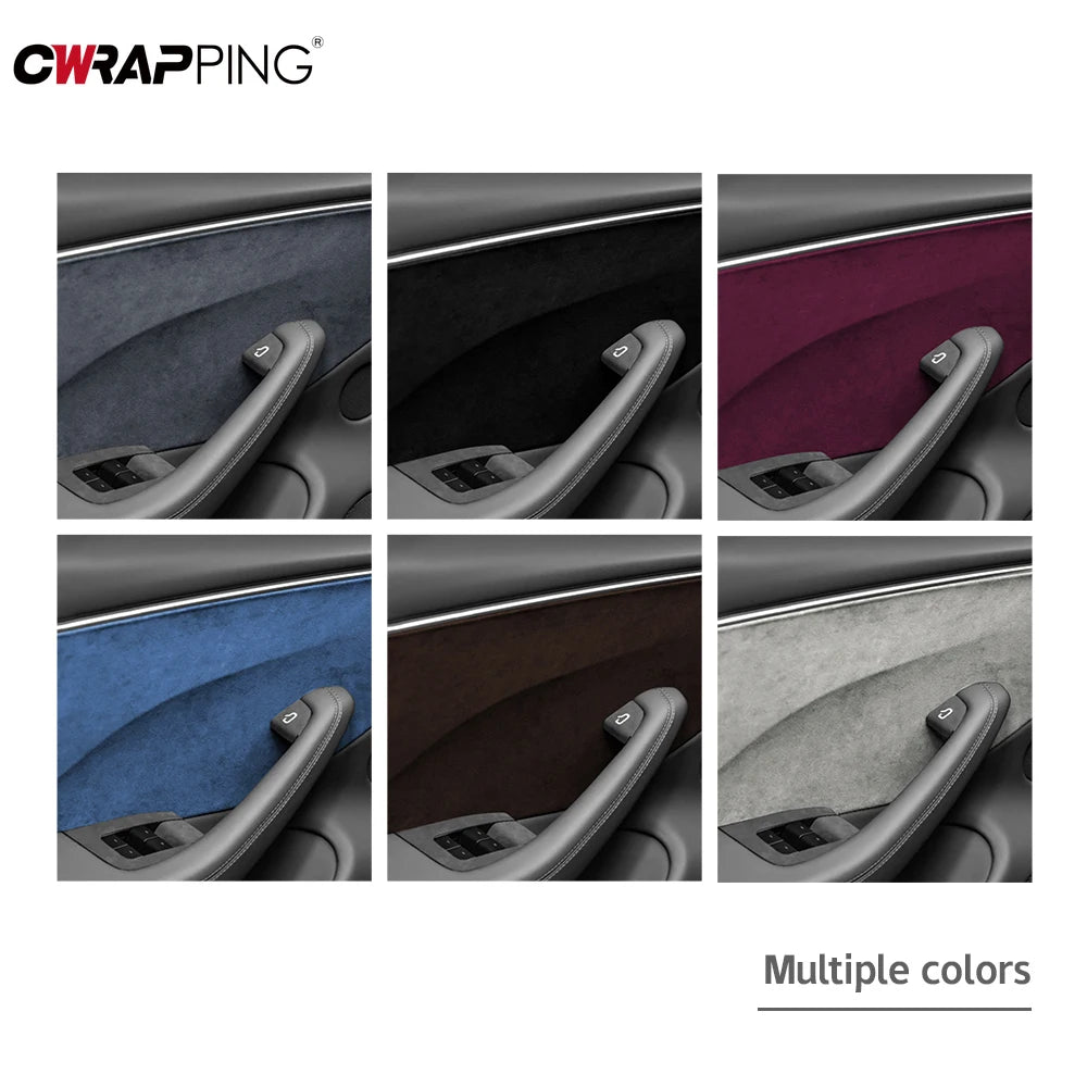 Car Body Film Vinyl Wrap Decal Vinyl Wrap  Self-Adhesive Auto Interior Door Suede Stickers Leather Repair for Car Accessories