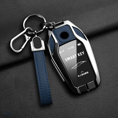 LED Display Metal Car Key Case Holder Shell Cover For BMW 5 7 Series G11 G12 G30 G31 G32 I8 I12 I15 G01 G02 G05 G07 X3 X4 X5 X7