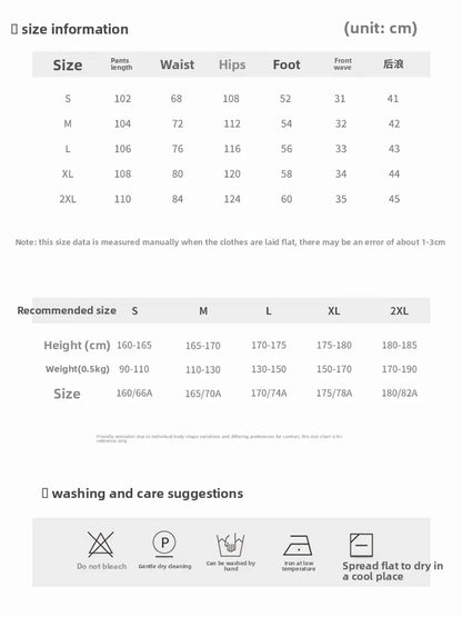 Thickened down Trousers for Men And Women Warmth Outdoor Casual Straight Leg Long Pants Duck Feather Filling Winter Fashion