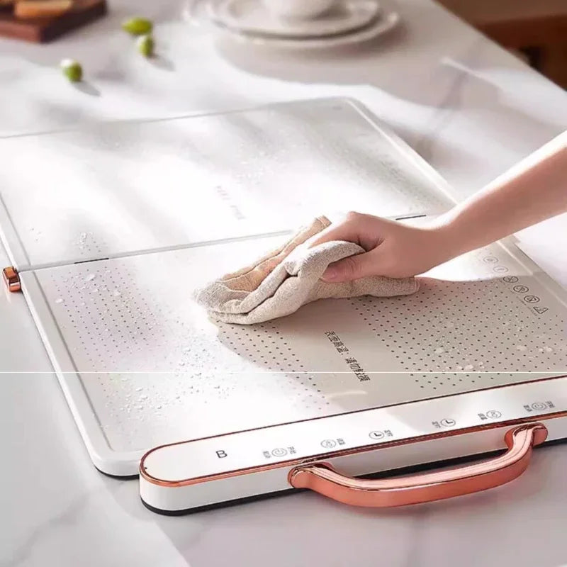 220V Foldable Warm Dishes Board Large Capacity Hot Plate Home Insulation Board Kitchen Appliance Electric Beverage Warmer кружка