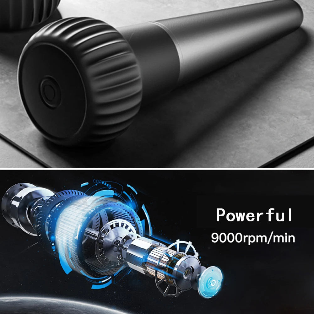 Acupuncture Fascia Pen Deep Tissue Vibration Massager Reflexology Body Massage Tool Trigger Point Massage Stick Muscle Relax