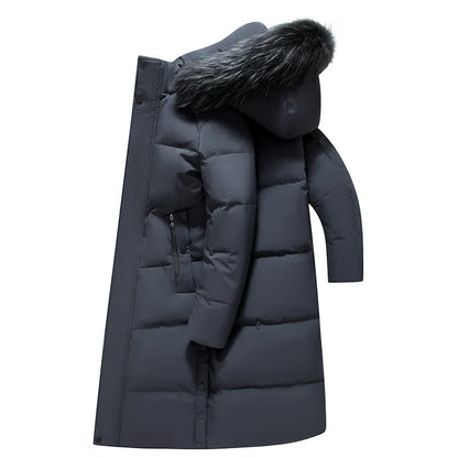 Down Jacket Man Long Men's Puffer Jacket Winter Coats For Men Duck Down Jacket Men Parkas Overcoat Padded Cold Clothes Feather