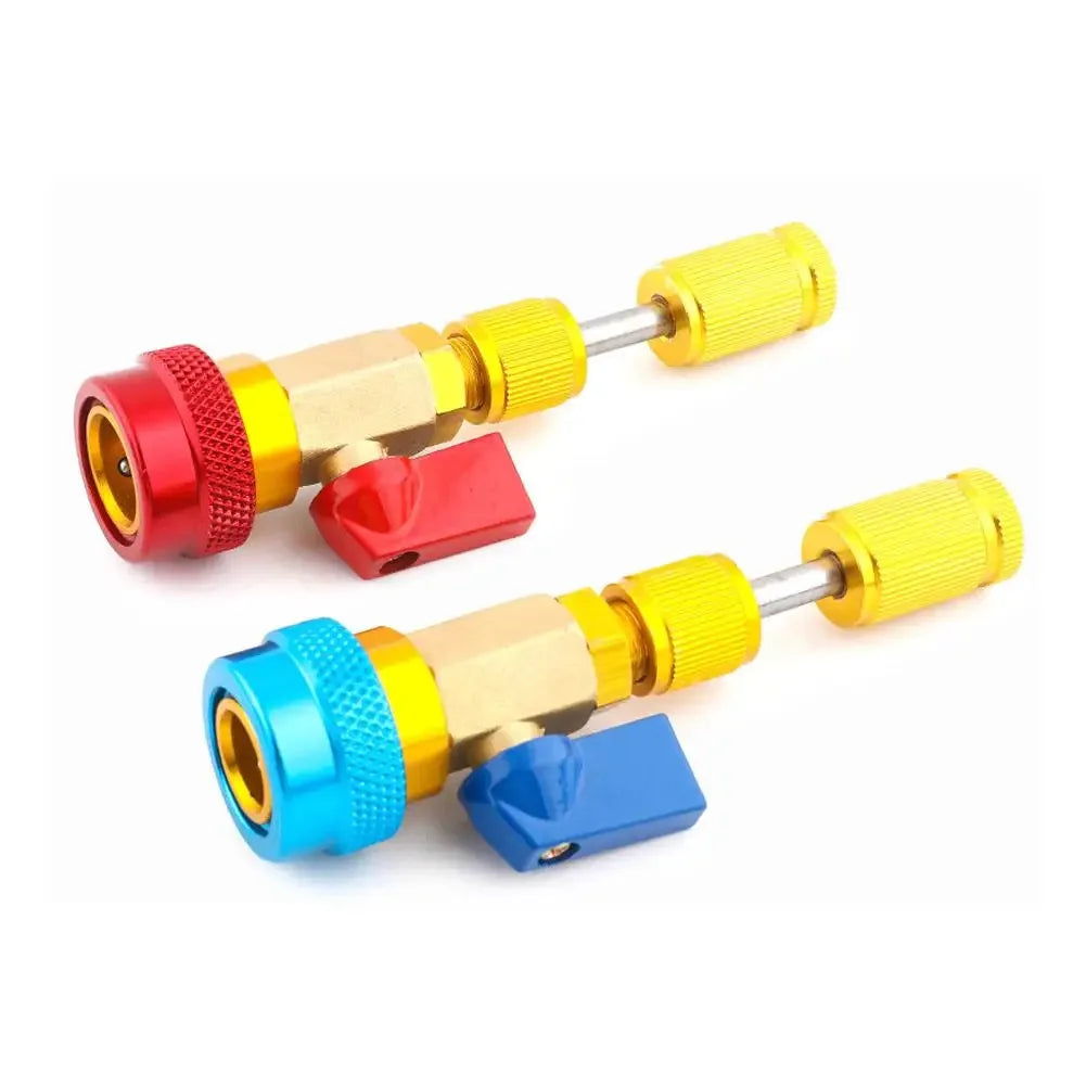 Adjustable A/C Valve Core Puller R134A High Low Pressure Wrench Remover Tool for Car Air Conditioner Repair Quick Removal
