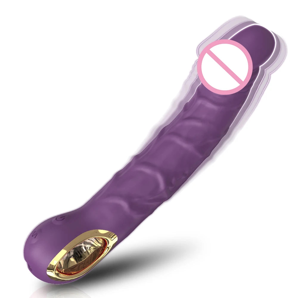 Dildo Vibrator for Women Vagina G-Spot Vibrator Clitoris Nipples Stimulator Fake Penis Female Masturbation Sex Toy for Women