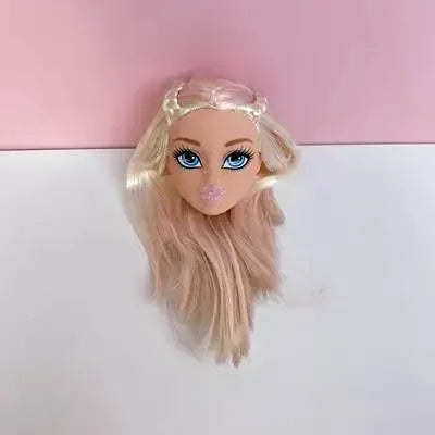 Beautiful Bratzdoll Makeup Doll Girls Love Cute Dolls head plastic head