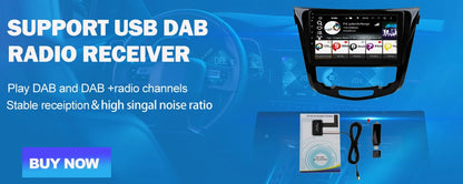 SINOSMART Android GPS for Nissan Qashqai J11 X-Trail T32 Rogue 2014–2018 with OEM 7" Screen Support BOSE 360 CarPlay AndroidAut