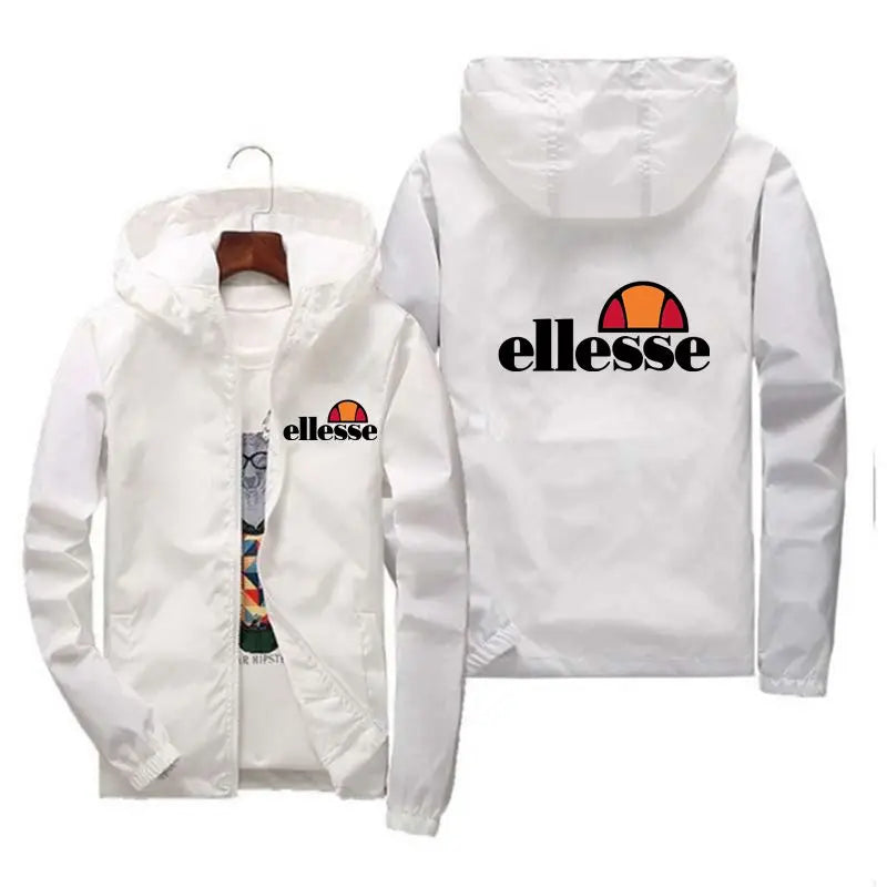 2026 spring and autumn new windbreaker mountaineering raincoat printed letters men's jacket coat