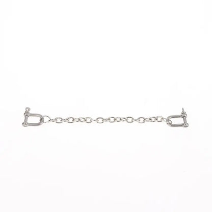 DIY Metal Tool Lock Elliptical Metal Ring Chain Bdsm Home Men's And Women's Slave Restraint Tool Parts Accessories Sex Products
