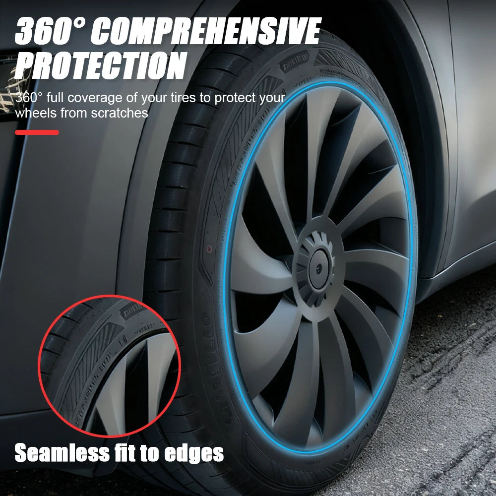 Car Wheel Cover For Tesla New Model Y Juniper 19 Inch Tire Hub Cap Performance Replacement Crossflow Full Rims Accessories 2025