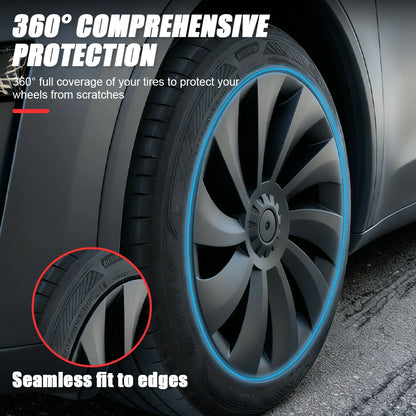 Car Wheel Cover For Tesla New Model Y Juniper 19 Inch Tire Hub Cap Performance Replacement Crossflow Full Rims Accessories 2025