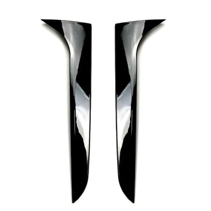 High Quality Gloss Black Rear Window Side Spoiler Canards Fit A4 B8 Allroad Avant 2009-2016 Auto Exterior Decor Accessories