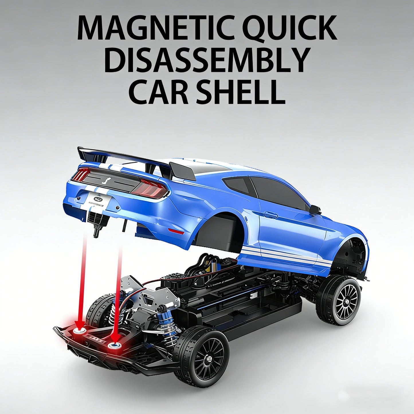 MJX Hyper Go 10306 1/10 RC Drift Car GT500 Remote Control 2S 47km/h High Speed Rally Racing Toy Model for Kids Adults