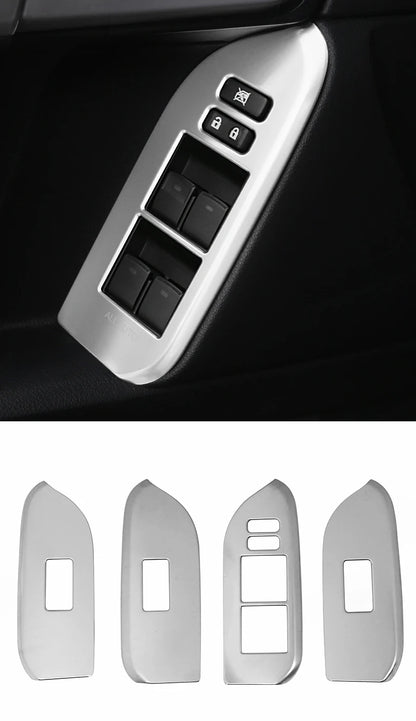 For 2010-2021 Toyota Land Cruiser Prado 150 Interior Modification Accessories Glass Button Panel FJ150 J15 Car Door Handle