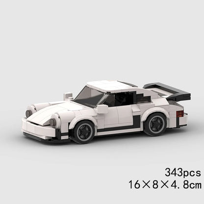 MOC Speed Sports Super Race Car Model Building Blocks Pickup Police Bricks City Racing Vehicle SUV Technical Rally Sport Toy