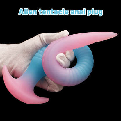 AnalLarge Tentacles Anal Plug Adult Masturbation Toy in Four Sizes, Soft and Safe Liquid Silicone Material, G-spot Anal Stimula