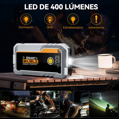 Car Jump Starter Power Bank Car Battery Starter 12V Auto Starting Device with LED Light For Auto Battery Booster Buster