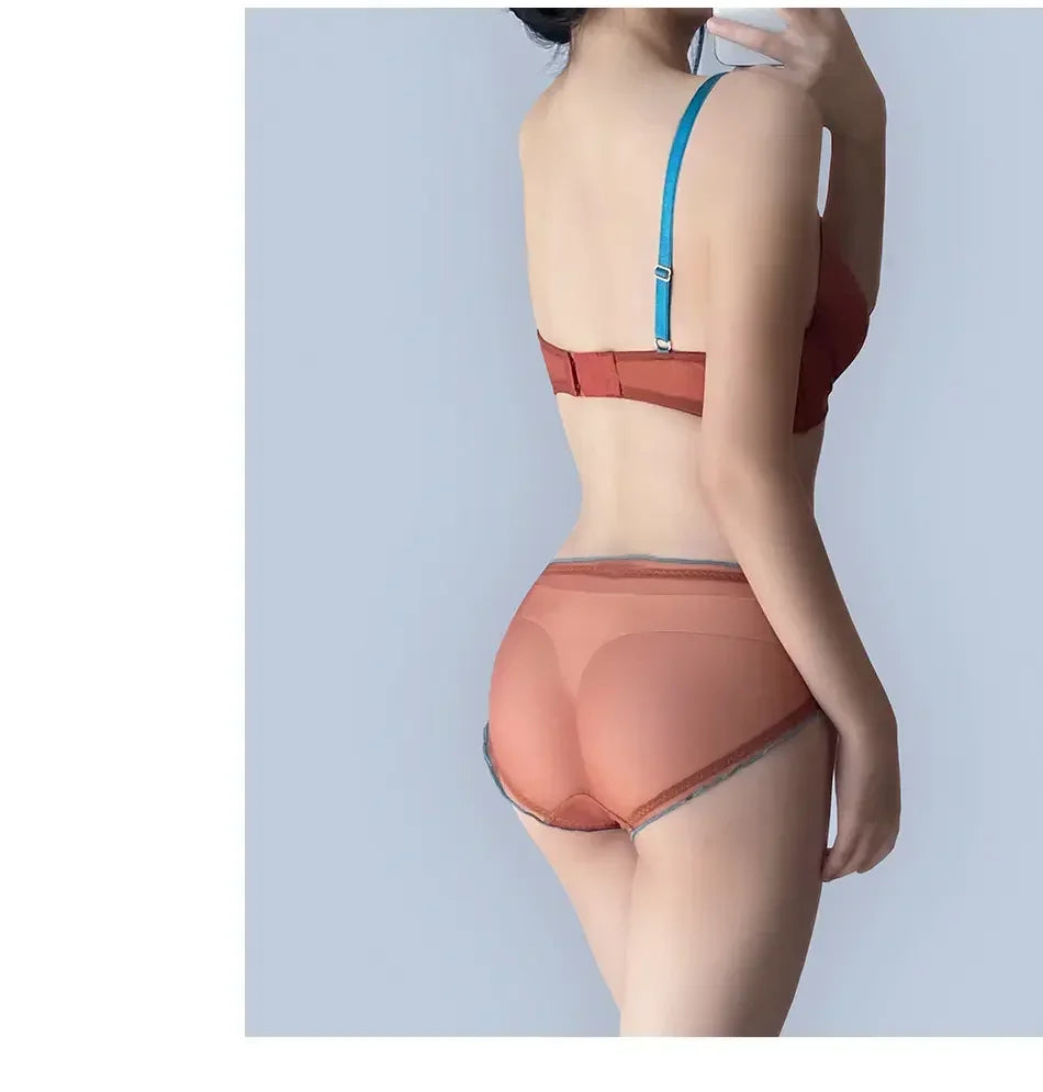 Full Coverage Minimiser Bra for Large Bust, Ultra Thin Seamless Wireless Lift & Support Anti Sag Set BANERDANNI S-2XL 32-40 ABC
