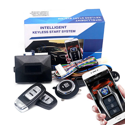 Kirbin Automotive start stop Car alarm with autostart Remote starter Car central lock Start button system Smart key Autostart