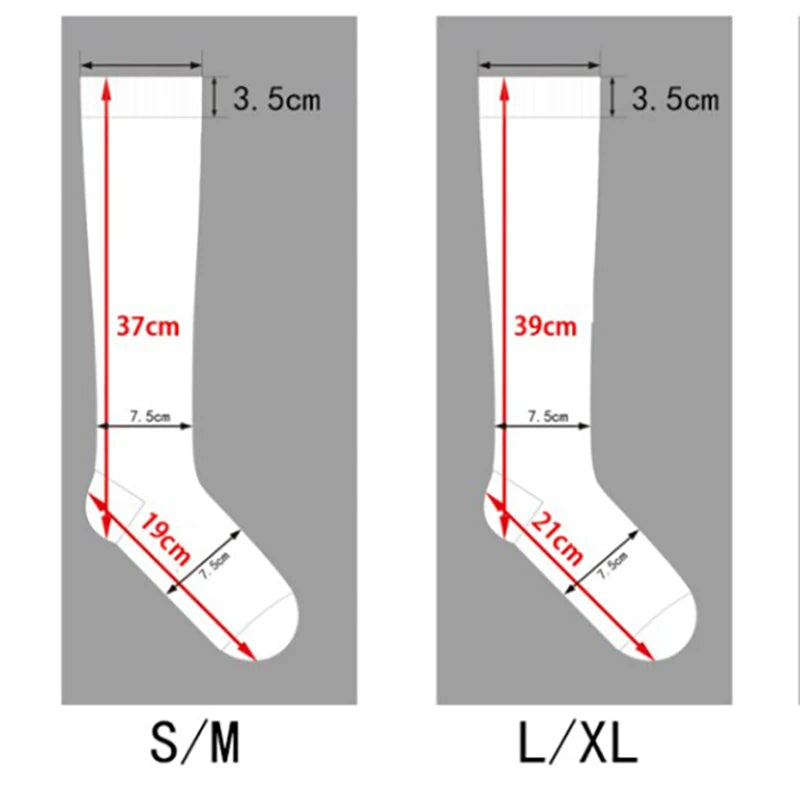 S-XXL Compression Socks Compression Socks for Varicose Vein Calf Riding Socks Stretch Open Toe Knee Socks