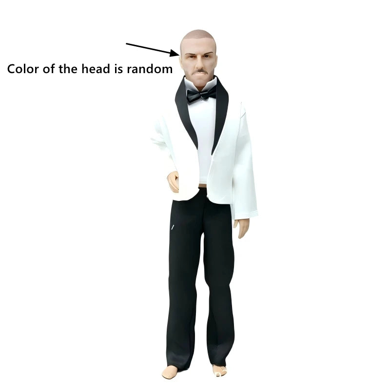 11.5‘’ Male Doll 22 Joint Movable Man Doll Fashion Photographer Boss CEO Play Toy For Children DIY Game Girl' Birthday Present