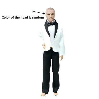 11.5‘’ Male Doll 22 Joint Movable Man Doll Fashion Photographer Boss CEO Play Toy For Children DIY Game Girl' Birthday Present