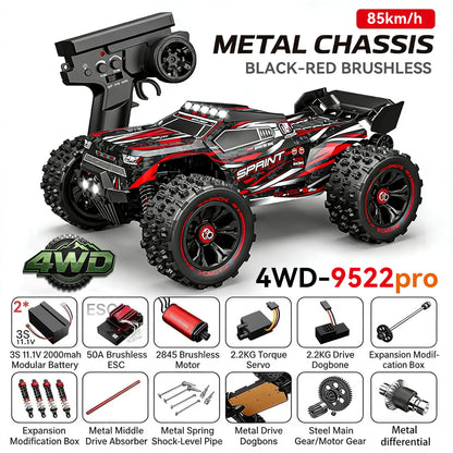 Boys 1/16 Scale High-Speed Racing Car 9522 Remote Control Toy with 50KM/H to 85KM/H Speed for Ages 12+ Years VS SG116MAX