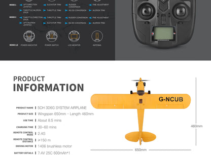 Wltoys XK A160 RC Airplane 650mm Wingspan 2.4G Radio Remote Control Aircraft 3D/6G Brushless Motor Plane Toys for boys