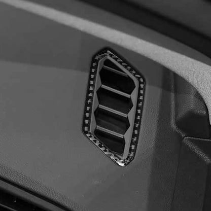Real Carbon Fiber Car Accessories Black Trim Cover Soft Sticker For BMW 1/2 Series F40 F44 2020 2021 2022 2023 2024