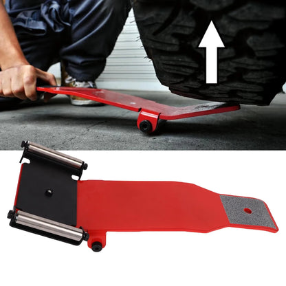 Portable Tire Jack Tool Portable Tire Jack Tool with Roller Plate Heavy Duty Tire Lifter Lifting Tool for Cars SUVs Trucks