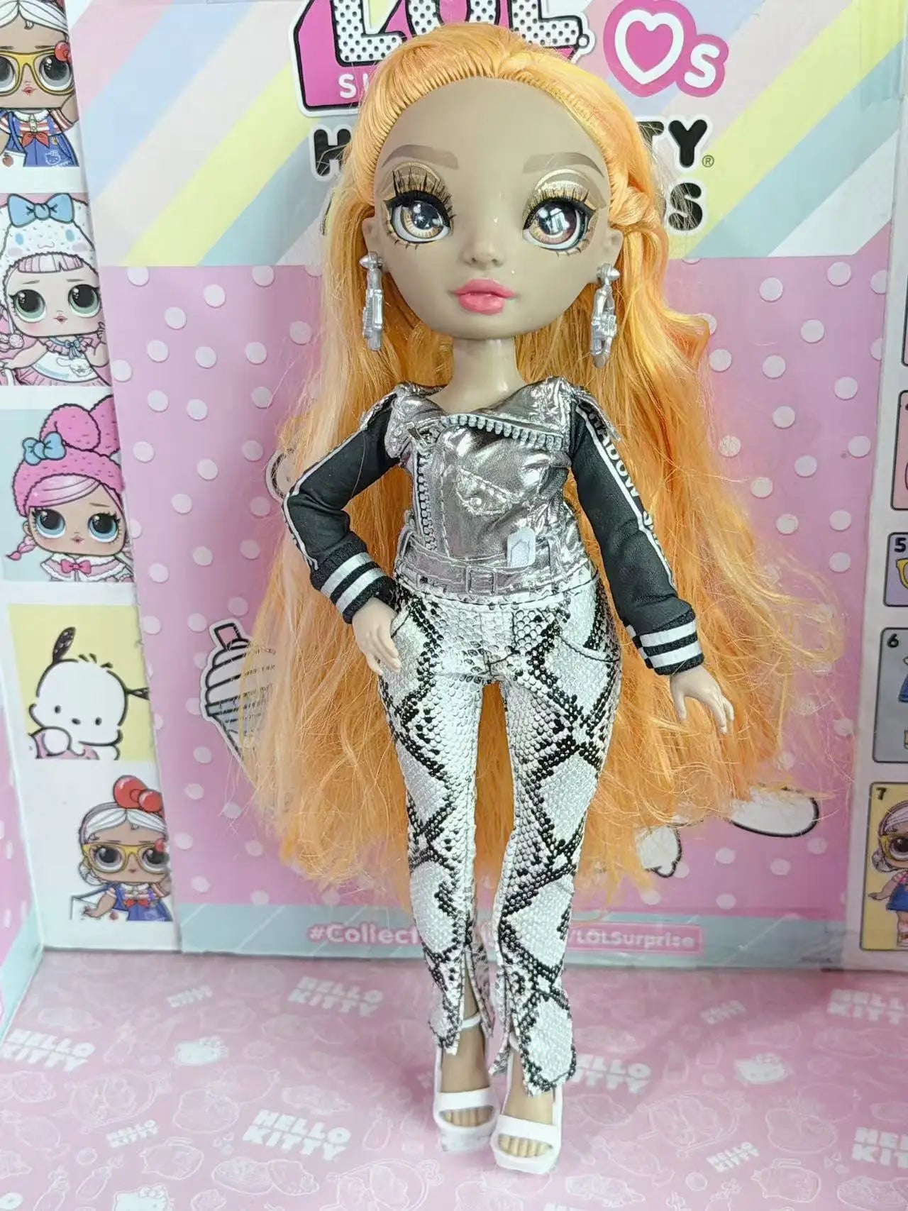 New Rainbow Doll High 25-30cm Fashionable Super Large Sister DIY Dress up Doll Toy Not Including Bracket Excluding packaging box