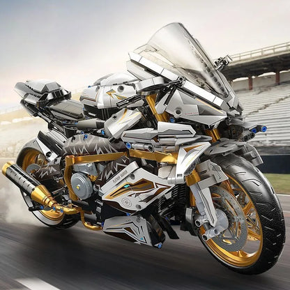 2026 Platinum Motorcycle Building Block M1000RR Compatible Lego Assembled Toy Boy Birthday Gift Model