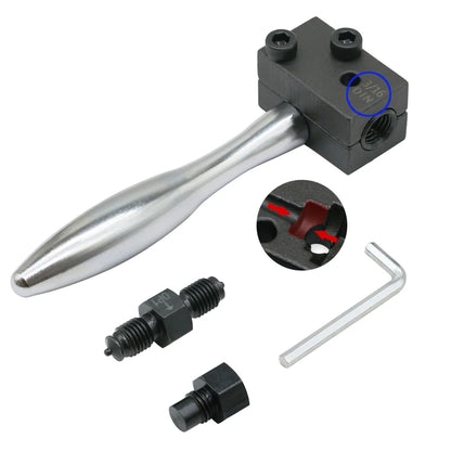 3/16" Brake Line Double Flaring Tool Kit Detachable Hand Held Tube Flare Tool Set for Car Repair 4.75mm