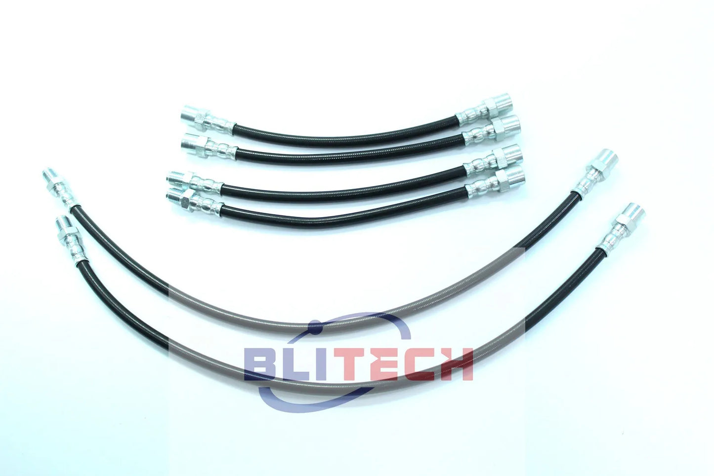 Stainless Racing Steel Brake Line Kit Cables For BMW E36 E34 E32 Red Blue Silver Black
