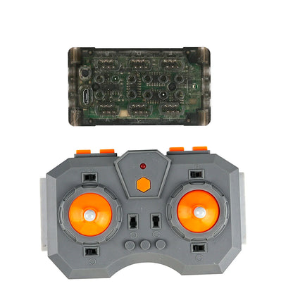 12 Channel Remote Control Lithium Battery Box Kit APP Control Program Speed Adjustable Powered Module for MOC Building Blocks