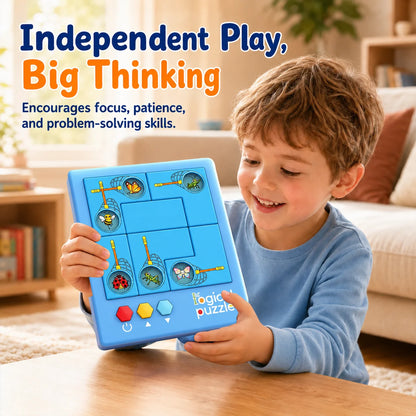 Catch The Bug Logical Sliding Puzzle, Kids Brain Teaser Educational Logic Training Desktop Game for Ages 4+