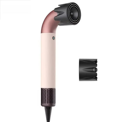 New High Speed Negative Ion Hair Dryer with Bend Tube Nozzle Bent pipe shape Quick Drying for Household Travel 2026