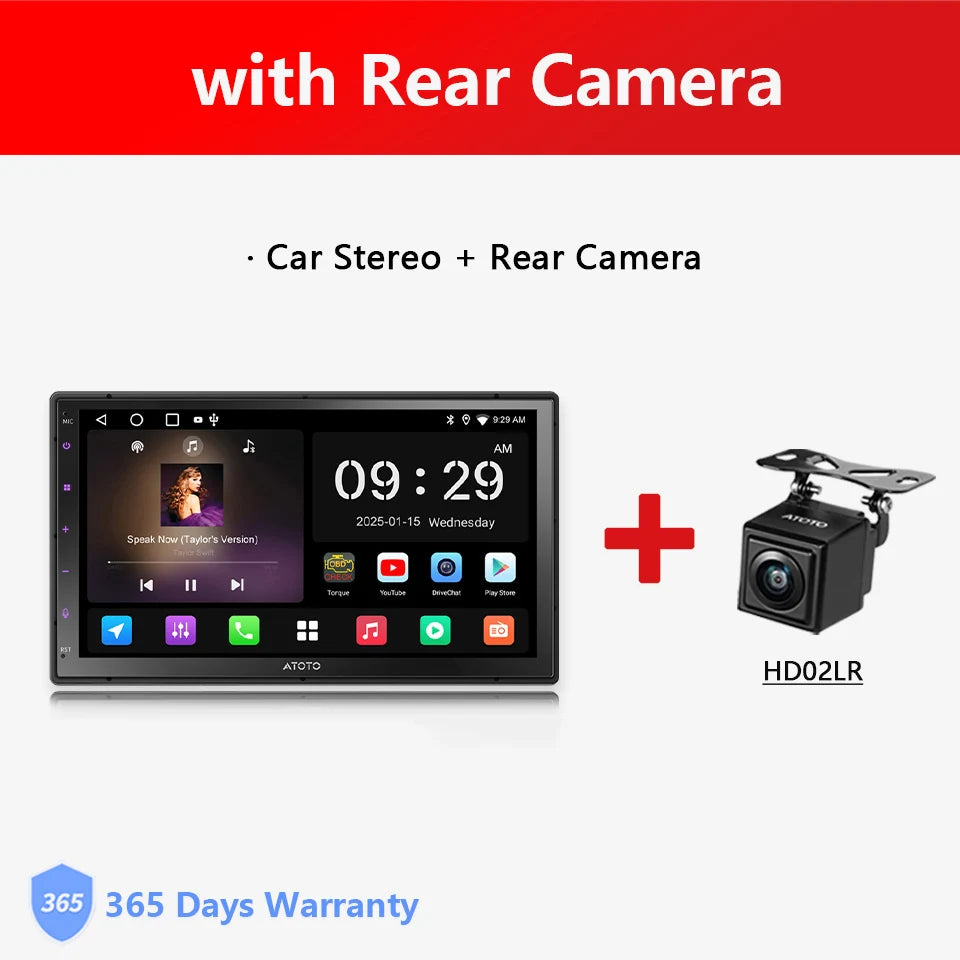 7 inch 2Din Android Car Multimedia Player Carplay Screen Android Auto Bluetooth Radio Double 2 Din Car Stereo A5 A5L Atotozone