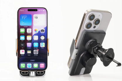 For Mazda CX60 CX80 CX-60 CX-80 Car Phone Holder Wireless Charger Magsafe Holder Auto Clamping Strong Magnet Mazda Accessories